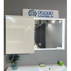 ЗЕРКАЛЬНЫЙ ШКАФ 125 СМ FANCY MARBLE JAMAICA, ЛЕВЫЙ